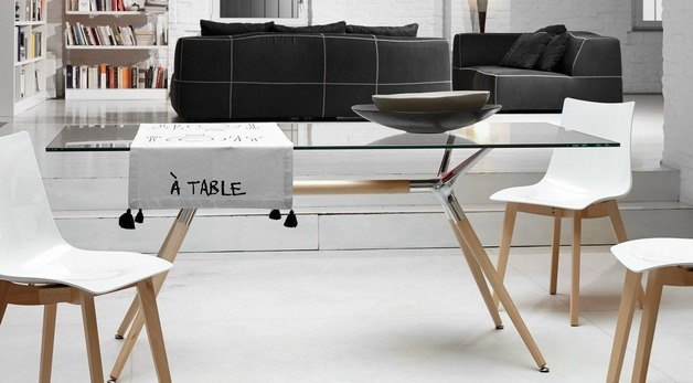 Table metroplis en Hêtre